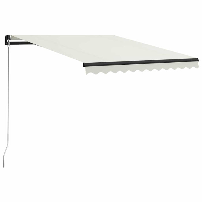 Tenda da Sole Retrattile Manuale con LED 300x250 cm Antracite 3055221