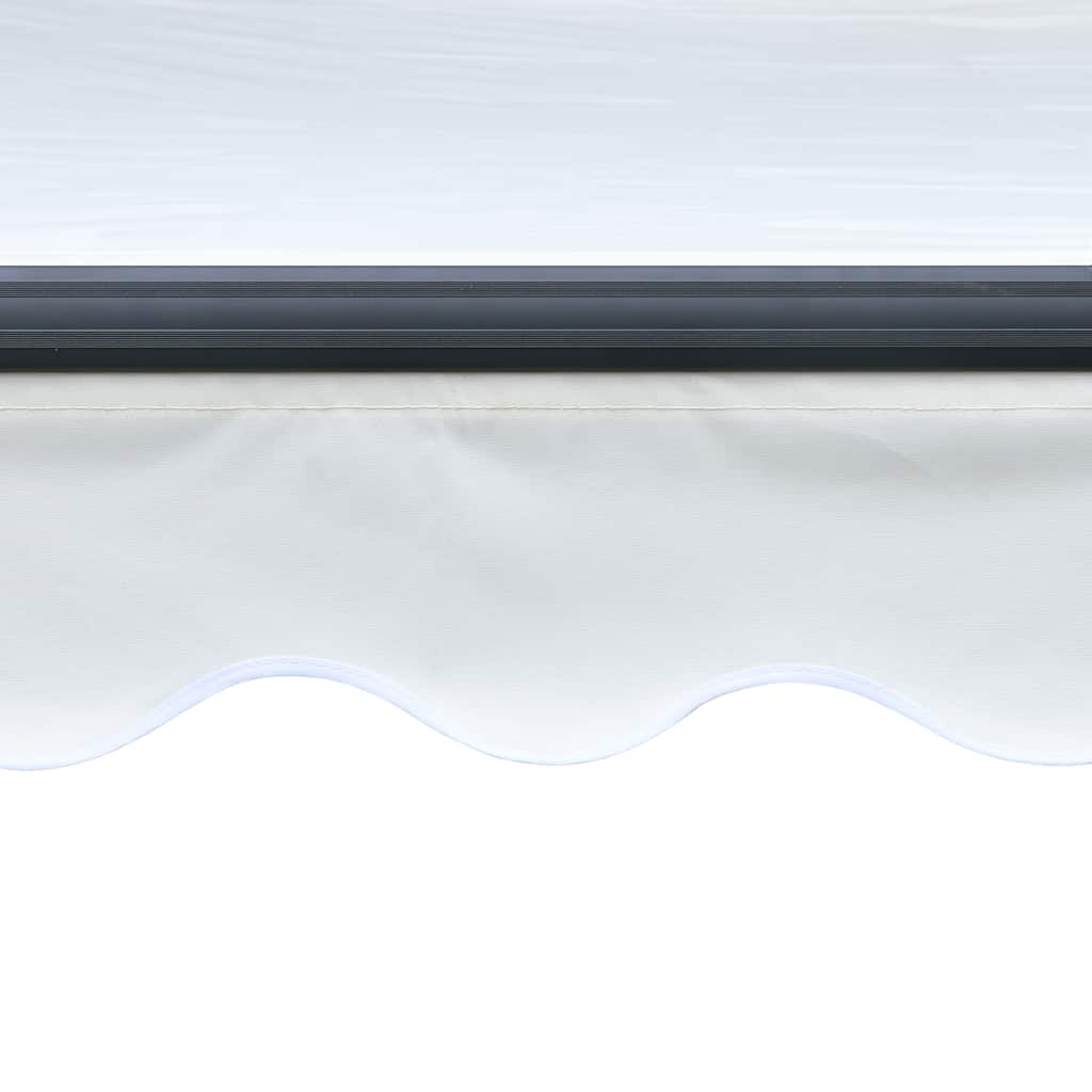 Tenda da Sole Retrattile Manuale con LED 300x250 cm Antracite 3055221