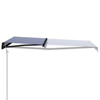 Tenda da Sole Retrattile Automatica 450x300 cm Blu e Bianca