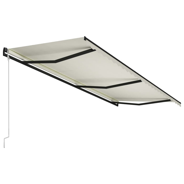 Tenda da Sole Retrattile Automatica 600x300 cm Crema 3055270
