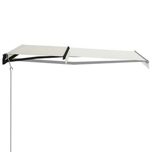 Tenda da Sole Retrattile Sensore Vento e LED 400x300cm Crema 3055300