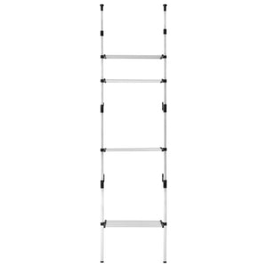 Sistema per Guardaroba Telescopico con Mensole in Alluminio cod mxl 72507