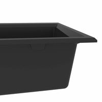 Lavello da cucina-Lavandino-Lavabo Nero 79 x 50 x 31 cm Granito
