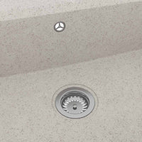 Lavello da Cucina-Lavandino-Lavabo Beige 79 x 50 x 31 cm Granito