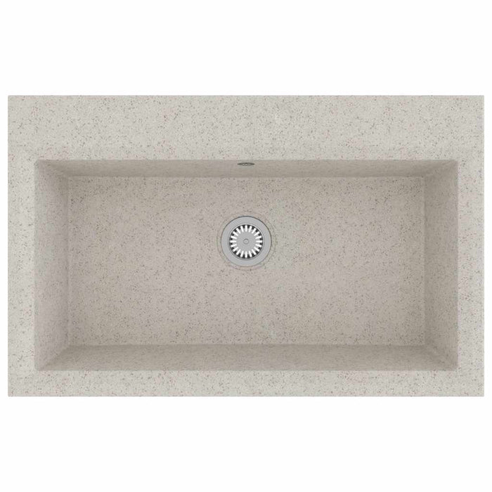 Lavello da cucina Beige 79 x 50 x 31 cm Granito 147055