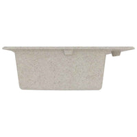 Lavello da Cucina-Lavandino-Lavabo Beige 79 x 50 x 31 cm Granito