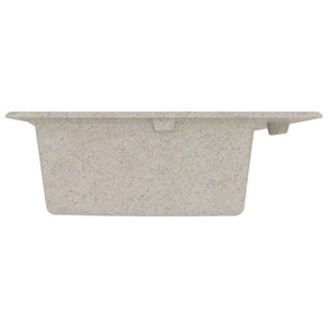 Lavello da Cucina-Lavandino-Lavabo Beige 79 x 50 x 31 cm Granito