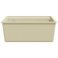 Lavello da Cucina con Foro Troppopieno Beige in Granito 147063