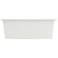 Lavello da Cucina con Foro Troppopieno Bianco in Granito 147064