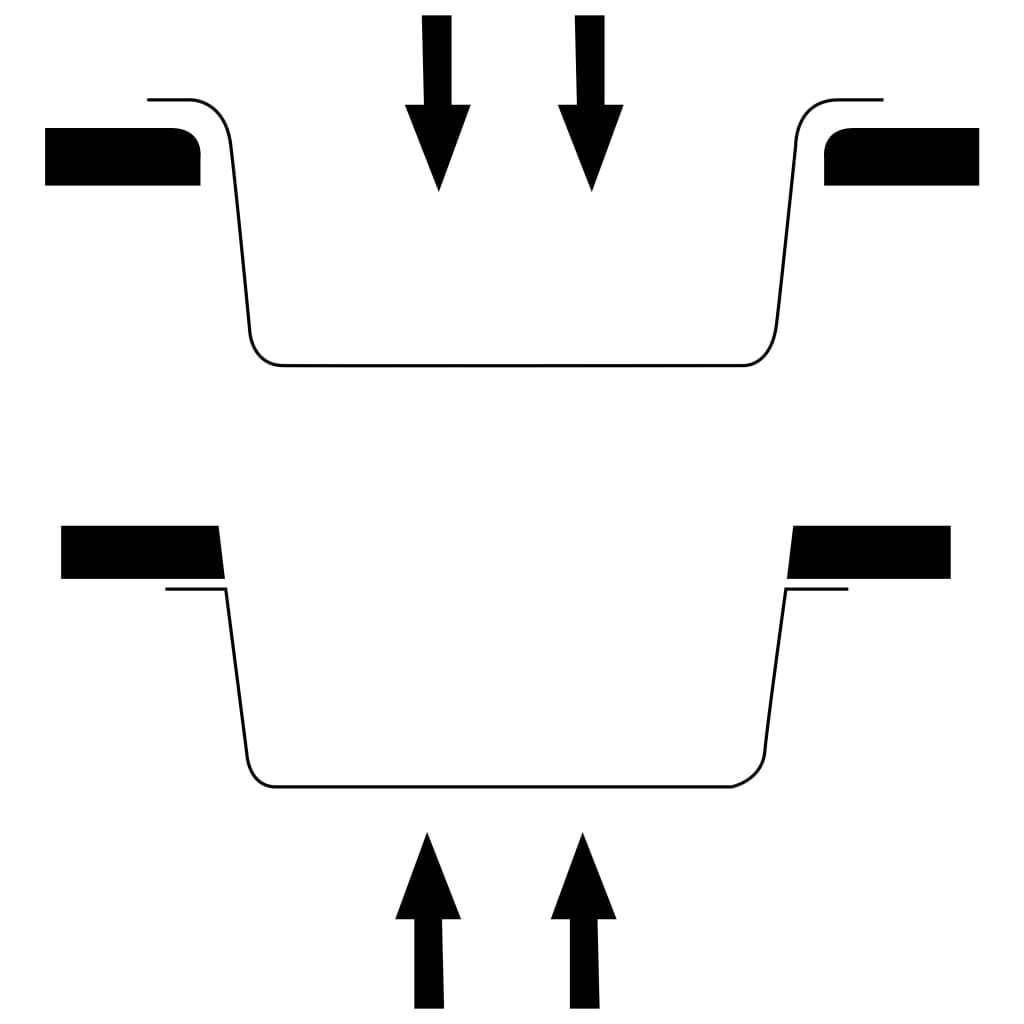 Lavello da Cucina con Foro Troppopieno-Lavandino-Lavabo Bianco in Granito 788728