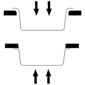 Lavello da Cucina con Foro Troppopieno Bianco in Granito cod mxl 51570