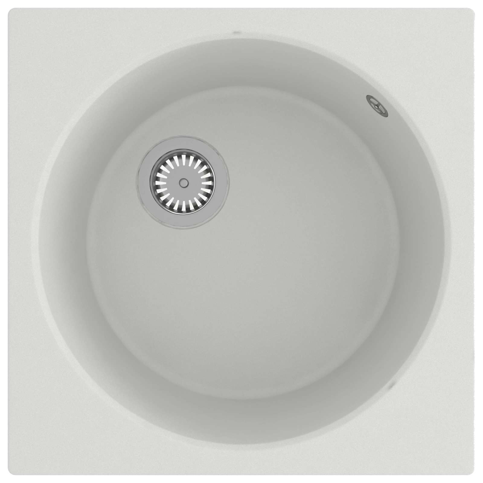 Lavello da cucina Bianco 48 x 48 x 20.5 cm Granito 147068