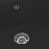 Lavello da cucina in granito nero 760x480x184 mm - 147081