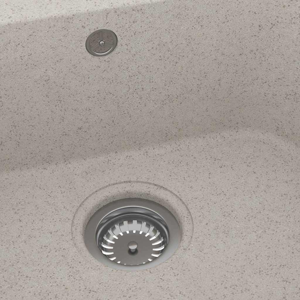 Lavello da cucina  Beige 760x480x184 mm Granito 147083