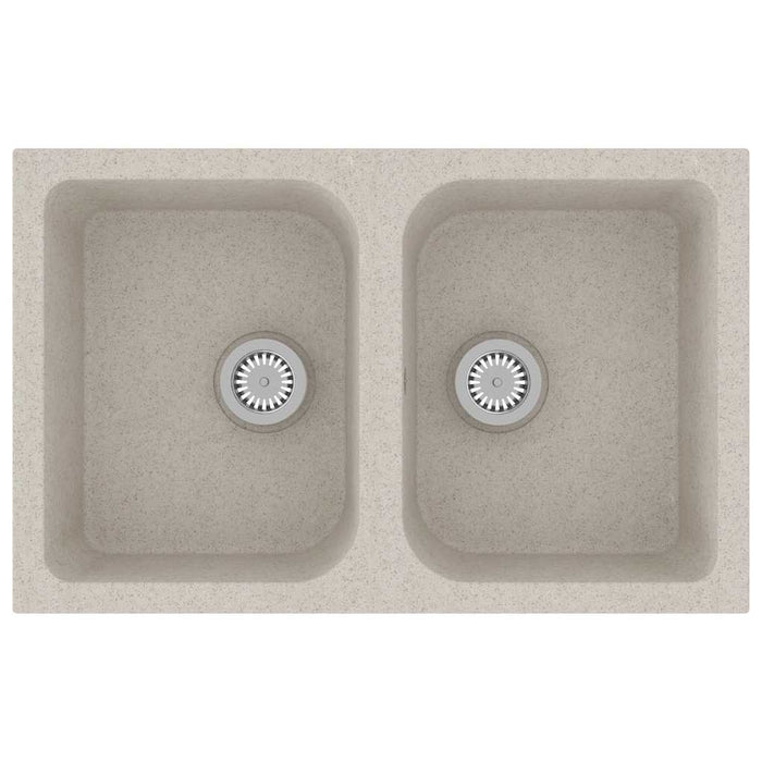 Lavello da cucina  Beige 760x480x184 mm Granito 147083