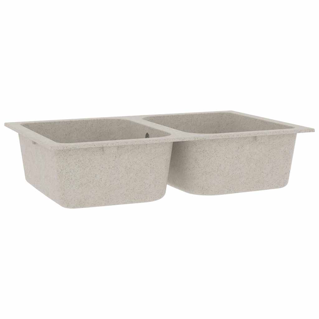 Lavello da cucina  Beige 760x480x184 mm Granito 147083