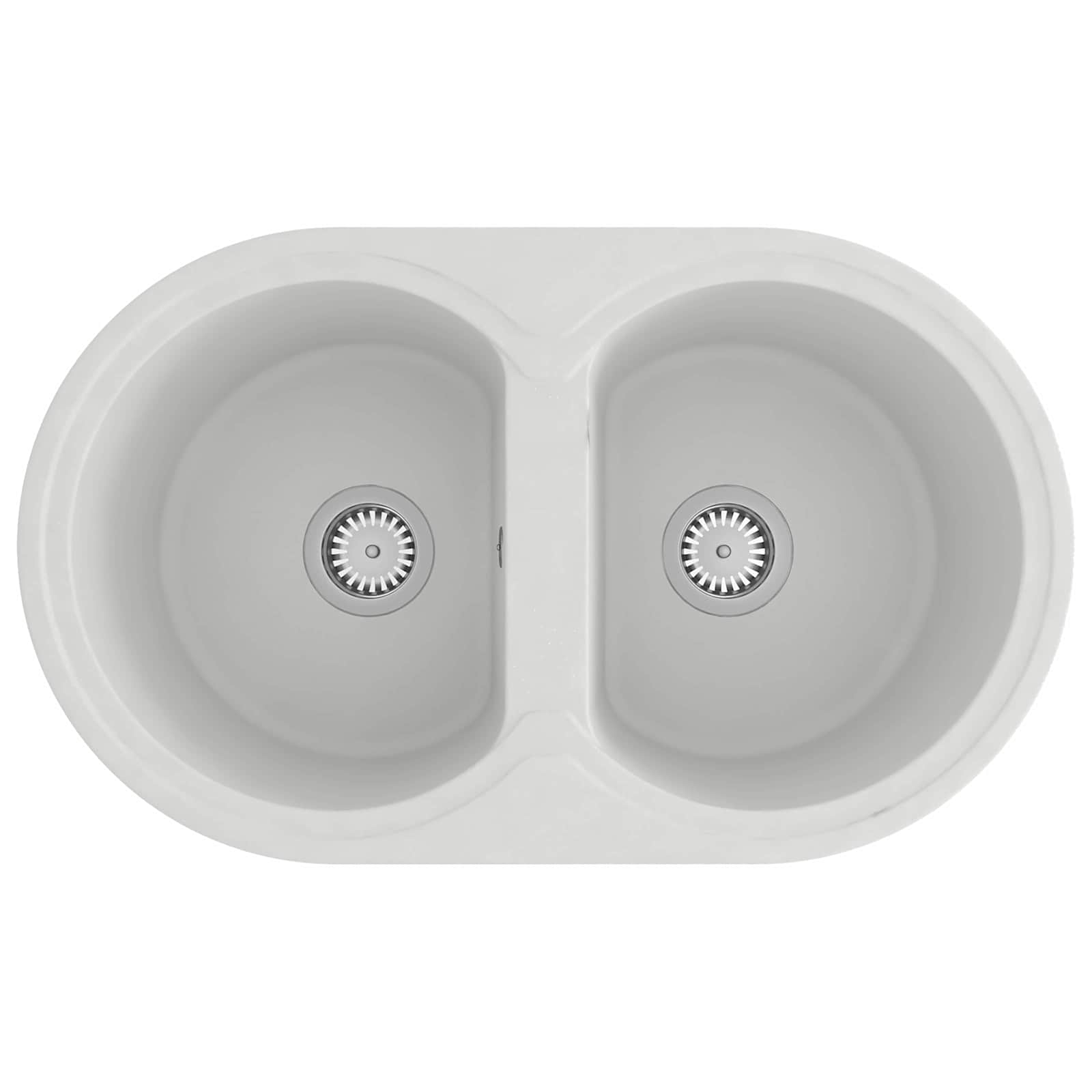 Lavello da cucina Bianco 78 x 47 x 20.5 cm Granito 147096