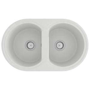 Lavello da cucina Bianco 78 x 47 x 20.5 cm Granito 147096