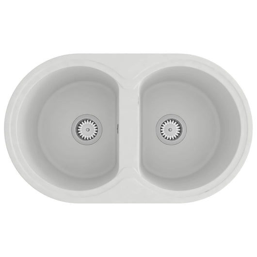 Lavello da cucina Bianco 78 x 47 x 20.5 cm Granito 147096