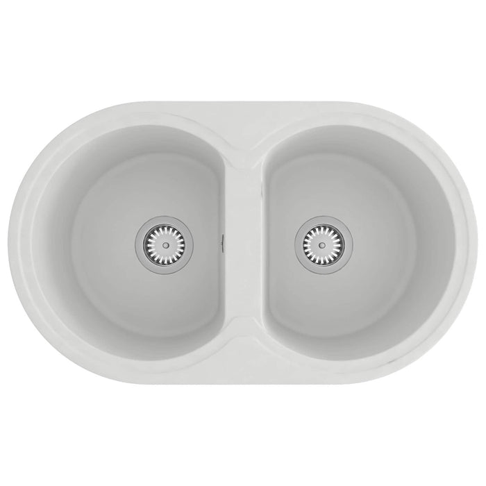 Lavello da cucina Bianco 78 x 47 x 20.5 cm Granito 147096