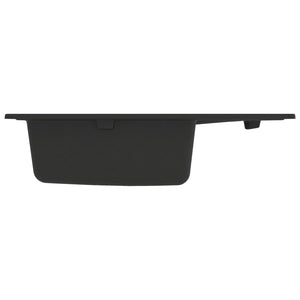 Lavello da cucina con foro troppo pieno 58 x 44 cm granito nero 02_0004360