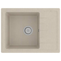 Lavello da cucina con foro troppo pieno 58 x 44 cm granito beige 02_0004358