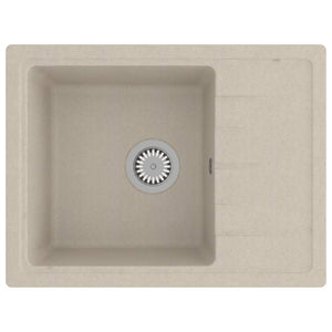 Lavello da cucina con foro troppo pieno 58 x 44 cm granito beige 02_0004358