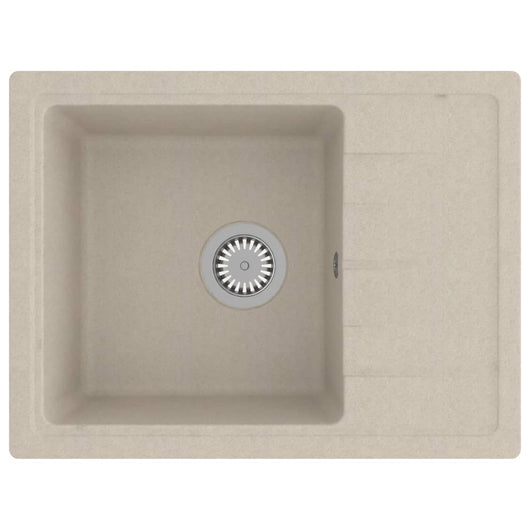 Lavello da cucina con foro troppo pieno 58 x 44 cm granito beige 02_0004358