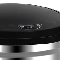 Pattumiera con sensore automatico 50 litri in acciaio inox 02_0006066