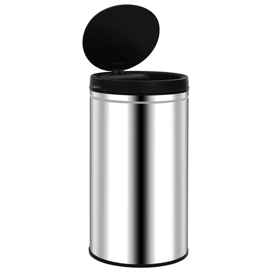 Pattumiera con sensore automatico 60 litri argento acciaio inox 02_0006113