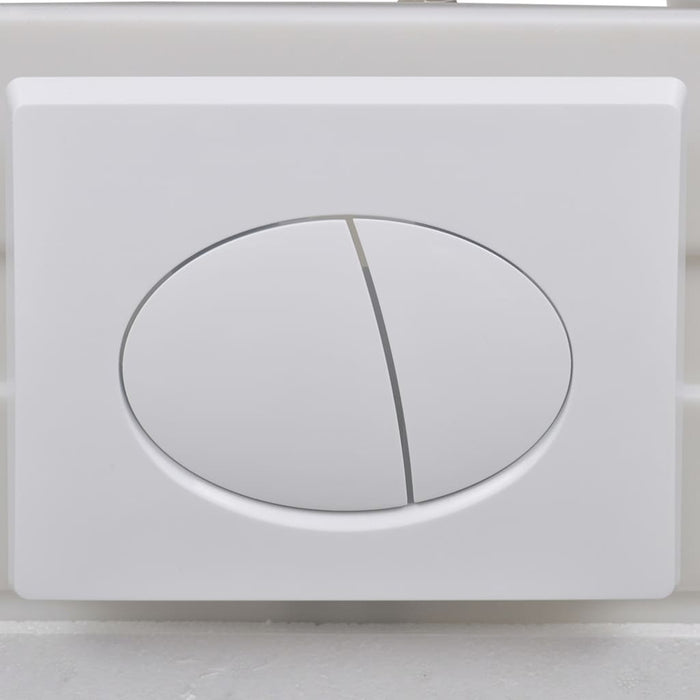 Kit completo per vaso sospeso senza brida e serbatoio nascosto in ceramica bianca 02_0003576