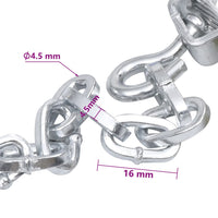 Catene da Neve per Pneumatici 2 pz 16 mm SUV 4x4 Misura 400 210608