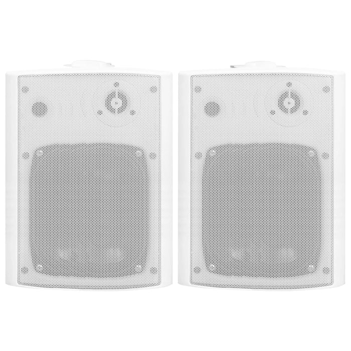 Altoparlanti Stereo da Parete 2 pz Bianchi Interni Esterni 120W 70163