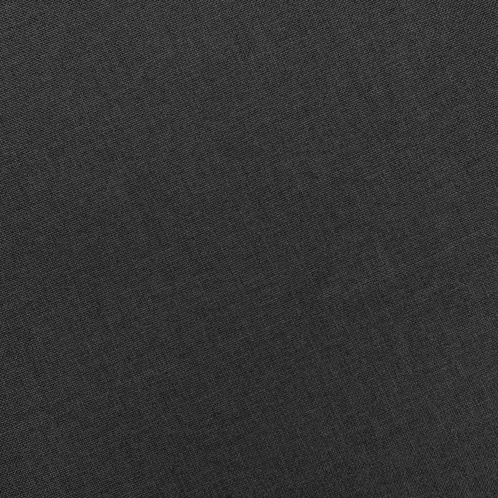 Poltrona con Poggiapiedi Grigio Scuro in Tessuto 320152