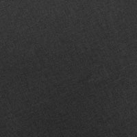 Poltrona con Poggiapiedi Grigio Scuro in Tessuto 320152