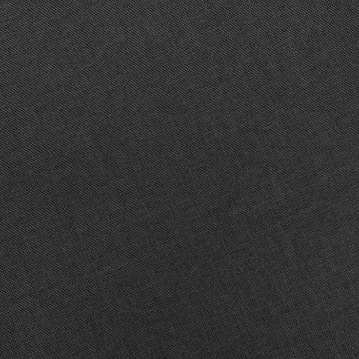 Poltrona con Poggiapiedi Grigio Scuro in Tessuto 320152