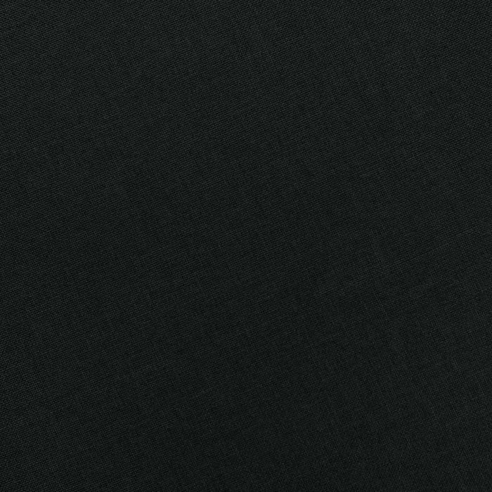 Poltrona con Poggiapiedi Nera in Tessuto 320153