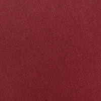 vidaXL Poltrona con Poggiapiedi Rosso Vino in Tessuto