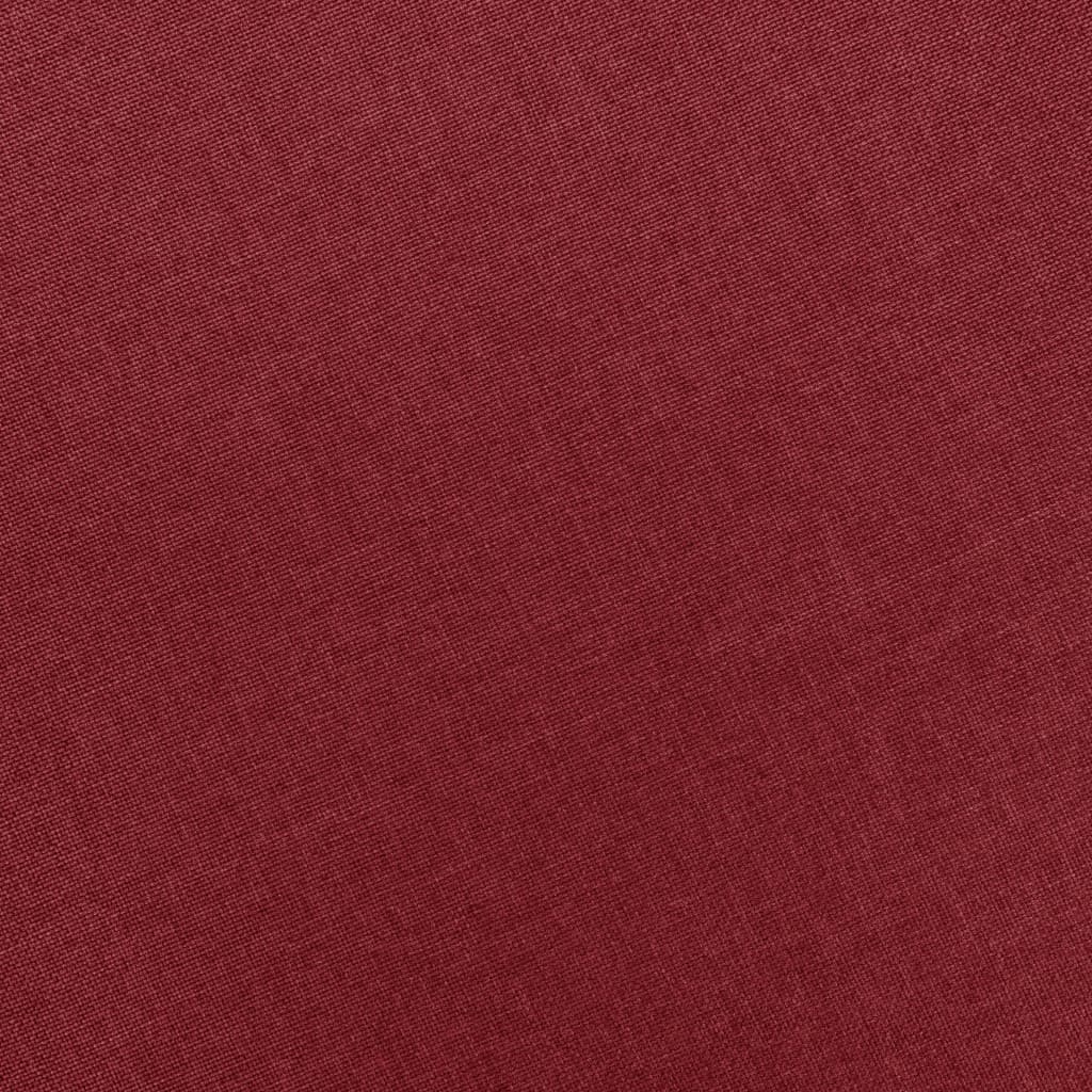 Poltrona con Poggiapiedi Rosso Vino in Tessuto 320154