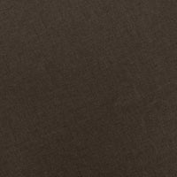 Poltrona con Poggiapiedi Marrone in Tessuto