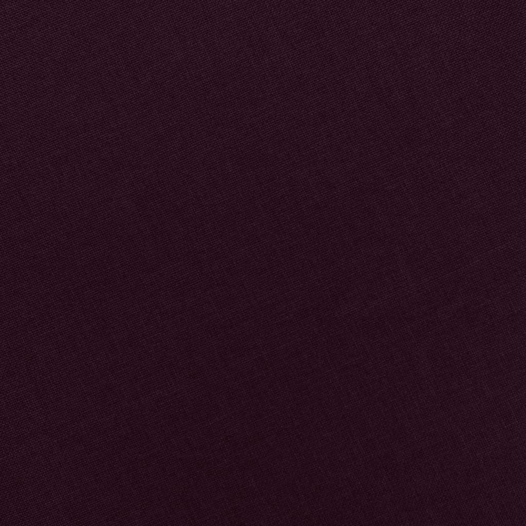 vidaXL Poltrona con Poggiapiedi Viola in Tessuto