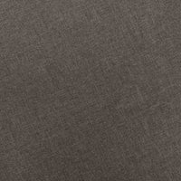 Poltrona con Poggiapiedi Grigio Tortora in Tessuto 320159