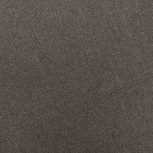 Poltrona con Poggiapiedi Grigio Tortora in Tessuto 320159