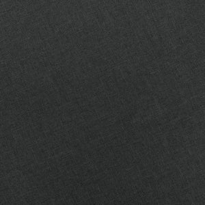 Poltrona Massaggiante con Poggiapiedi Grigio Scuro in Tessuto 320162