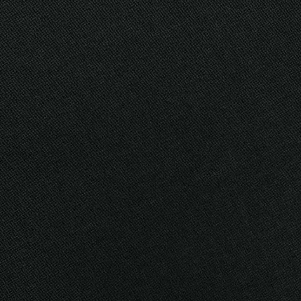 Poltrona Massaggiante con Poggiapiedi Nera in Tessuto 320163