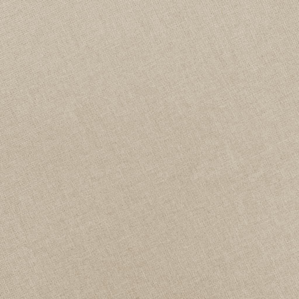 Poltrona Massaggiante con Poggiapiedi Crema in Tessuto 320170