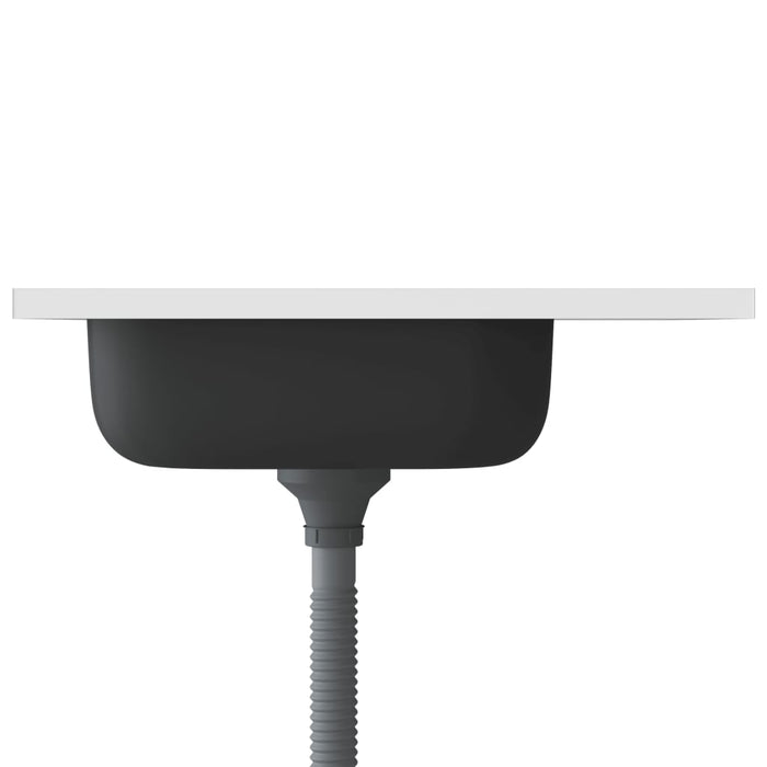 Set lavello e scolapiatti lavello da incasso lavello cucina interno casa argento 50 x 60 x 15,5 cm acciaio inox 02_0004353