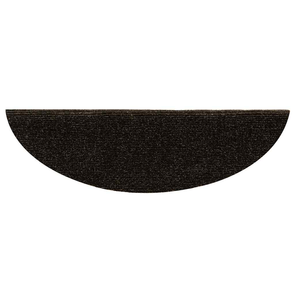 Tappetini per Scale 15 pz Marrone Scuro 56x17x3 cm Agugliati cod mxl 63662