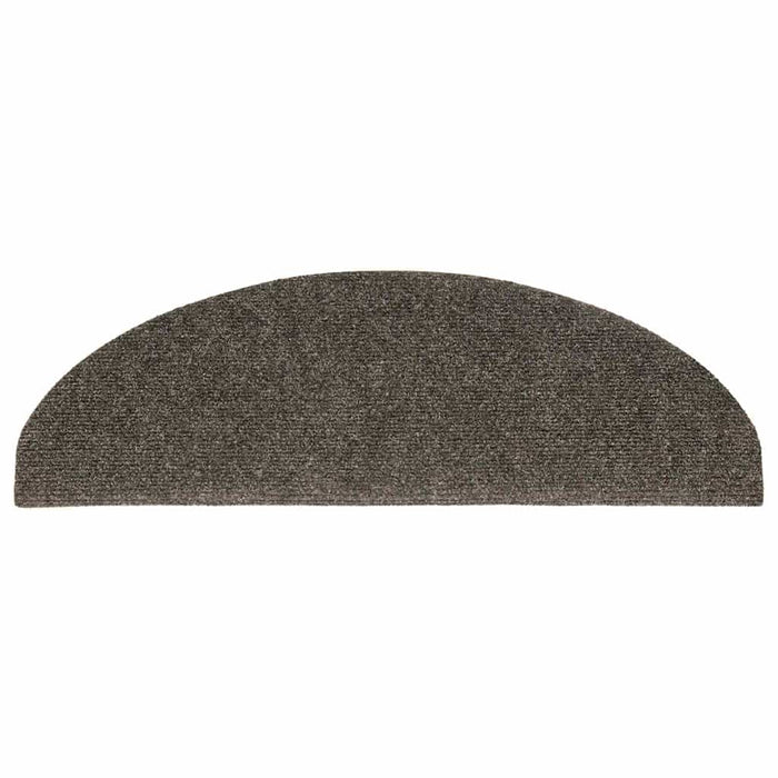 Tappetini per Scale 15 pz Antracite 65x21x4 cm Agugliati 322353