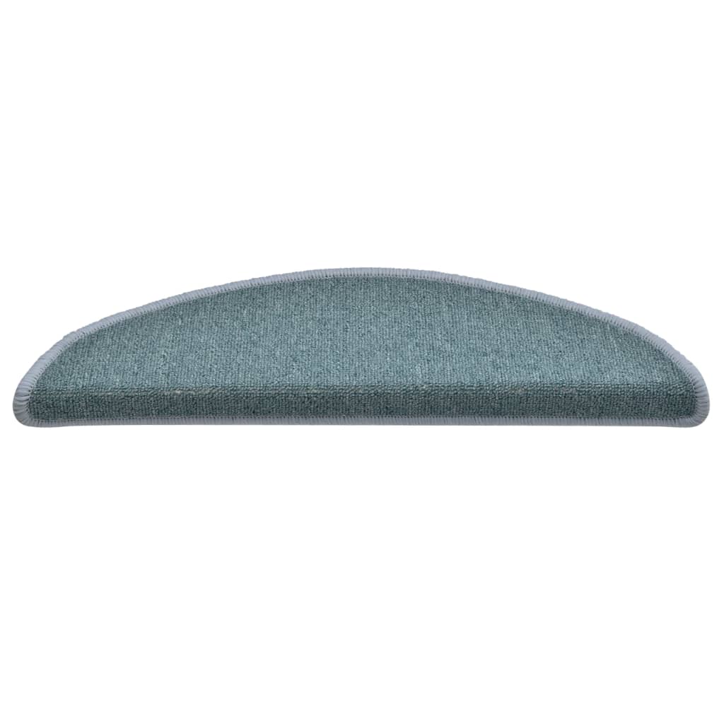 Tappetini per Scale 15 pz Blu 56x17x3 cm cod mxl 78635